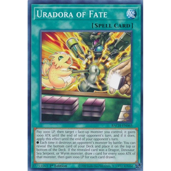 Image for Uradora of Fate (BACH-EN065) (BACH) - YuGiOh