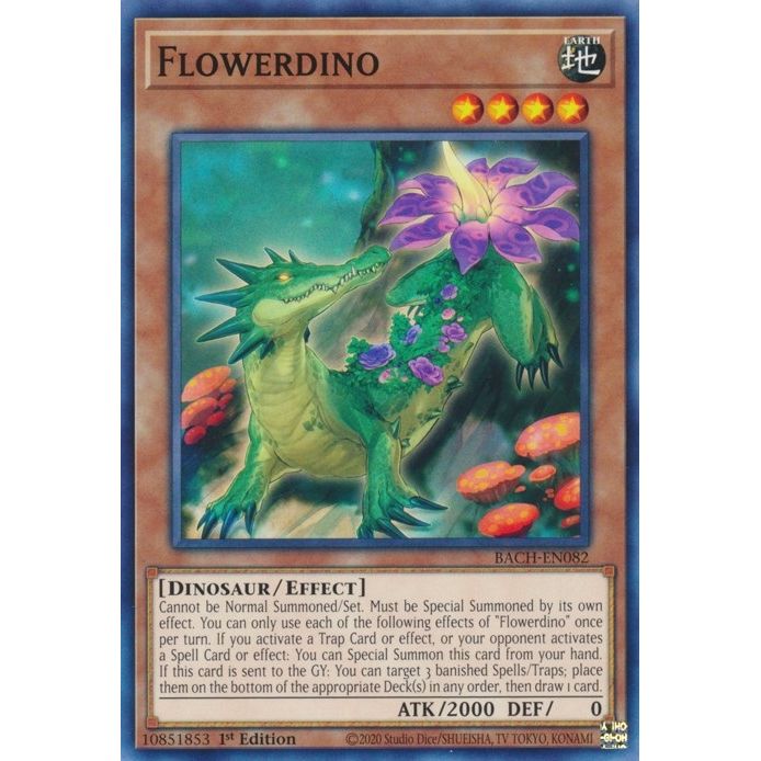 Image for Flowerdino (BACH-EN082) (BACH) - YuGiOh