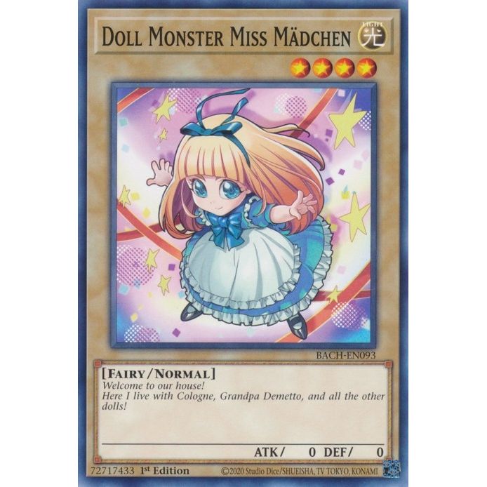 Image for Doll Monster Miss Madchen (BACH-EN093) (BACH) - YuGiOh