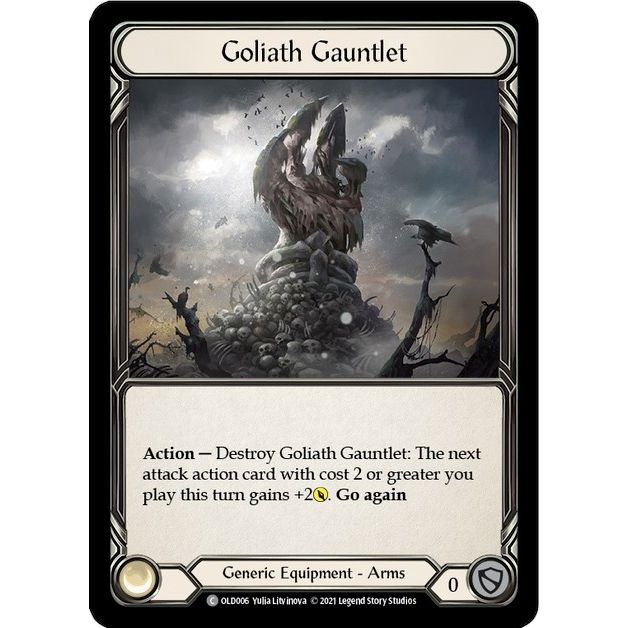 Image for Goliath Gauntlet (OLD006) (OLD) - Flesh and Blood TCG