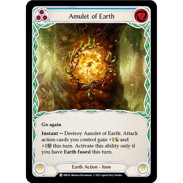 Image for Amulet of Earth (BRI026) (BRI) - Flesh and Blood TCG