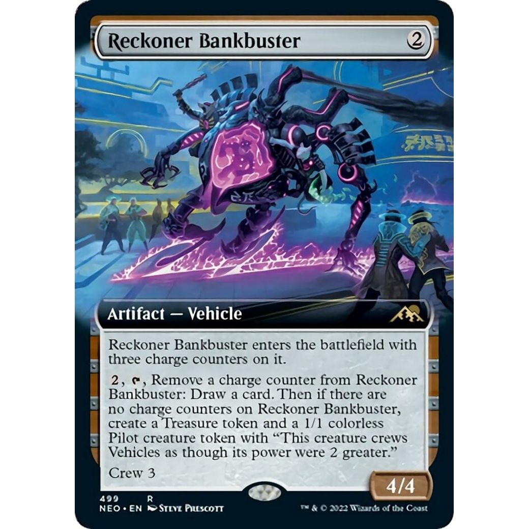 Image for Reckoner Bankbuster (Extended Art) (499) (NEO) - Magic: The Gathering