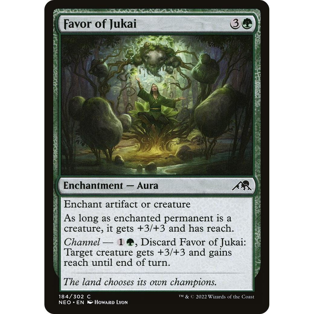 Image for Favor of Jukai (184) (NEO) - Magic: The Gathering