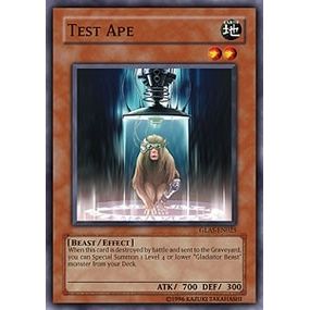 Image for Test Ape (GLAS-EN025) (GLAS) - YuGiOh