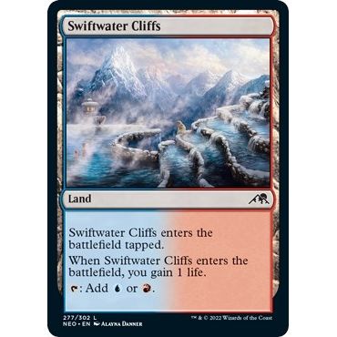 Image for Swiftwater Cliffs (277) (NEO) - Magic: The Gathering