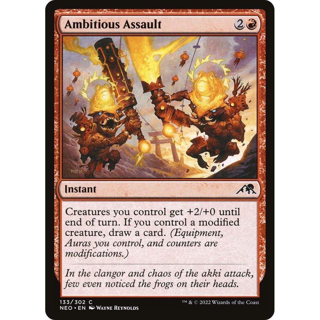 Image for Ambitious Assault (133) (NEO) - Magic: The Gathering