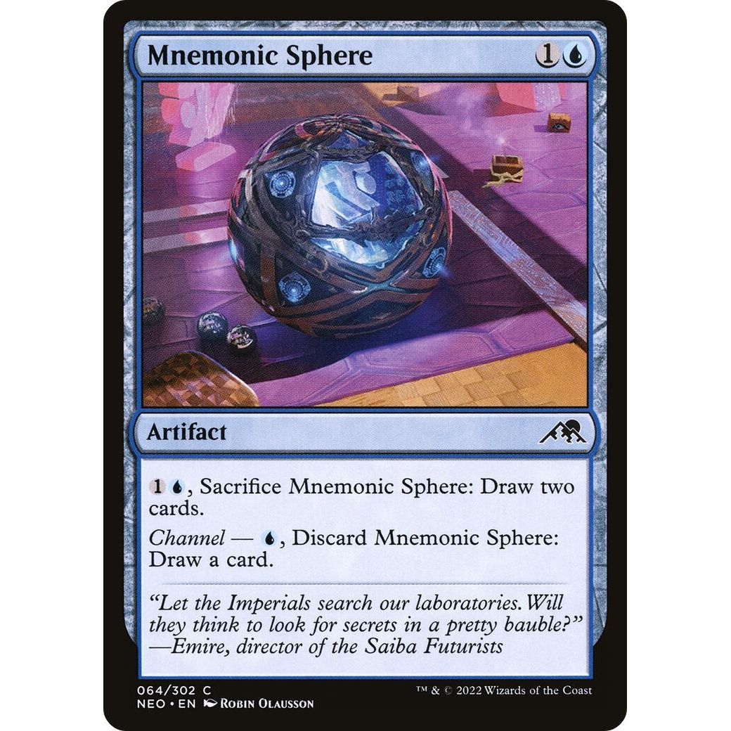 Image for Mnemonic Sphere (64) (NEO) - Magic: The Gathering