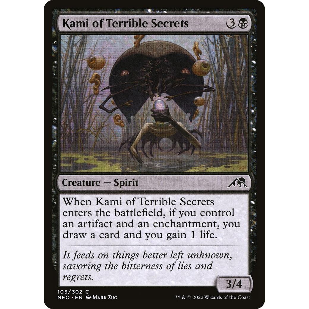 Image for Kami of Terrible Secrets (105) (NEO) - Magic: The Gathering
