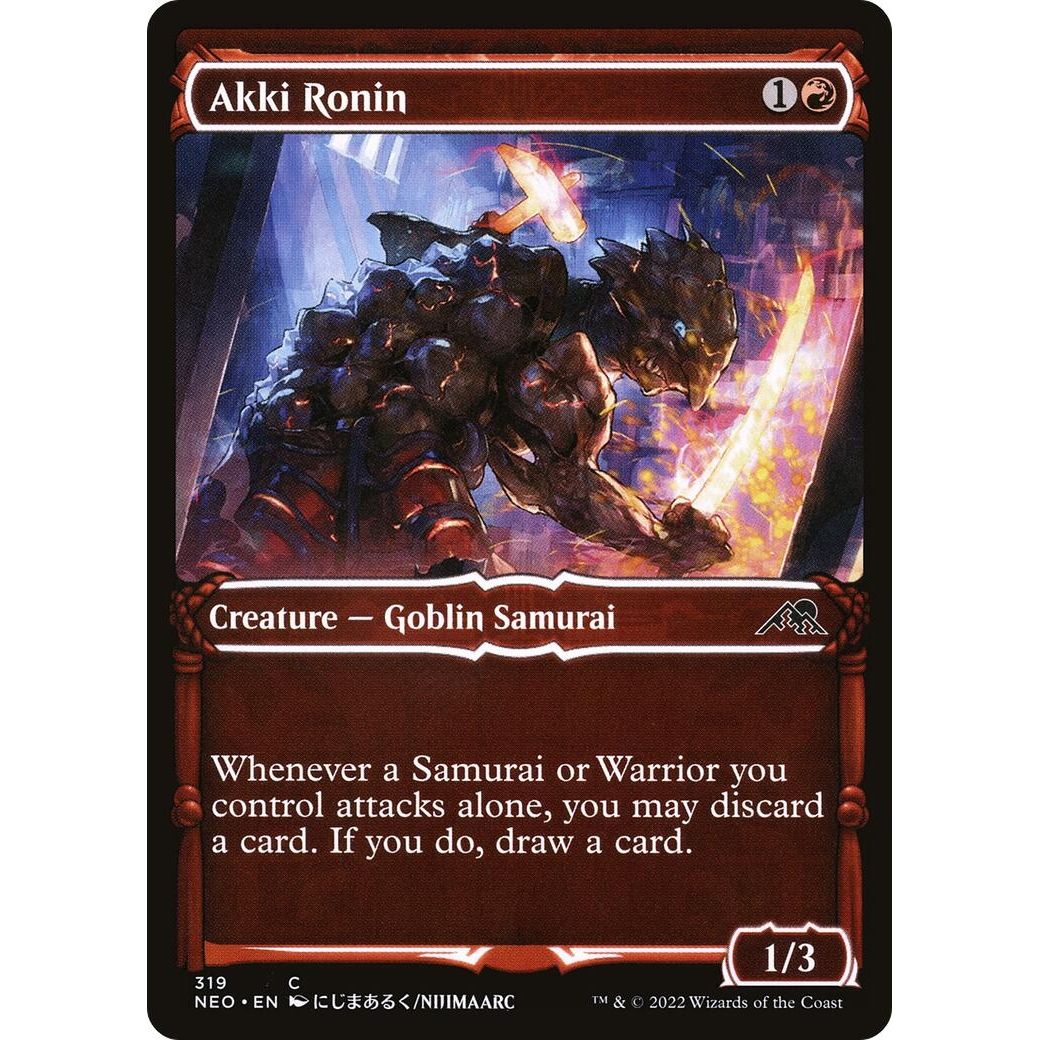 Image for Akki Ronin (Showcase) (319) (NEO) - Magic: The Gathering