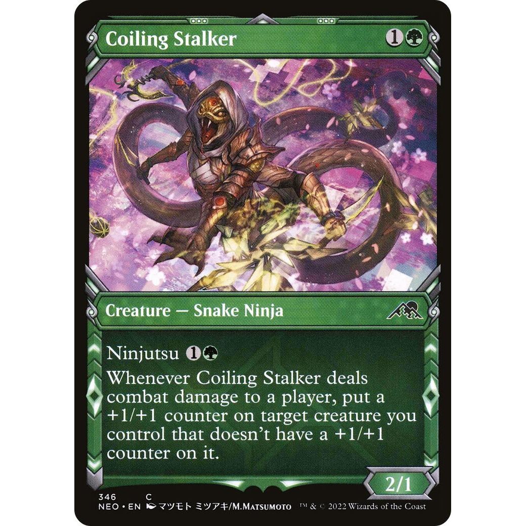 Image for Coiling Stalker (Showcase) (346) (NEO) - Magic: The Gathering