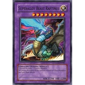 Image for Superalloy Beast Raptinus (GLAS-EN042) (GLAS) - YuGiOh