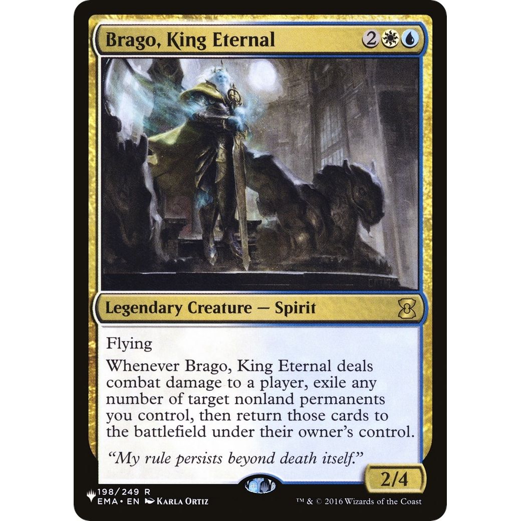 Image for Brago, King Eternal (198/249) (LIST) - Magic: The Gathering