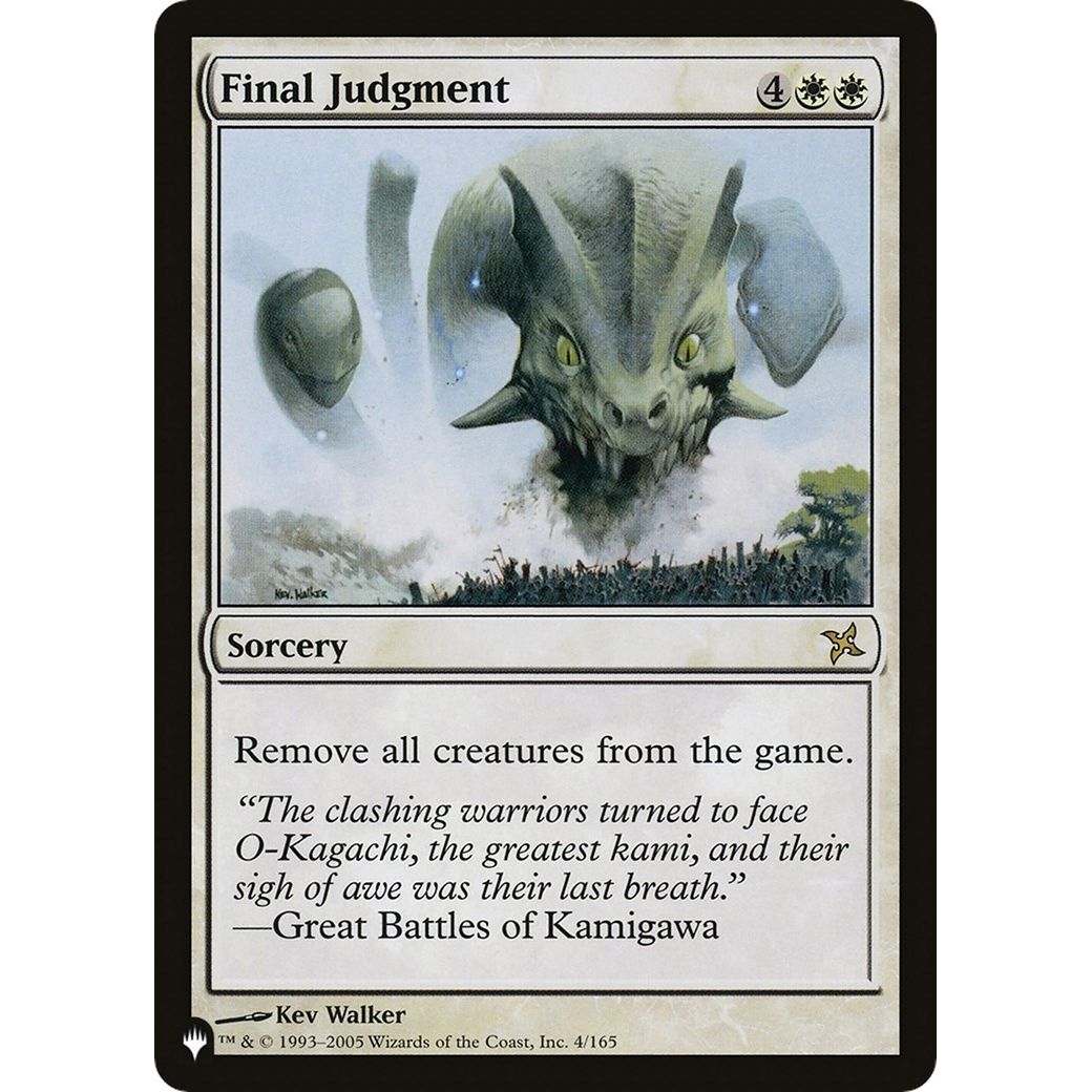 Image for Final Judgment (4/165) (LIST) - Magic: The Gathering