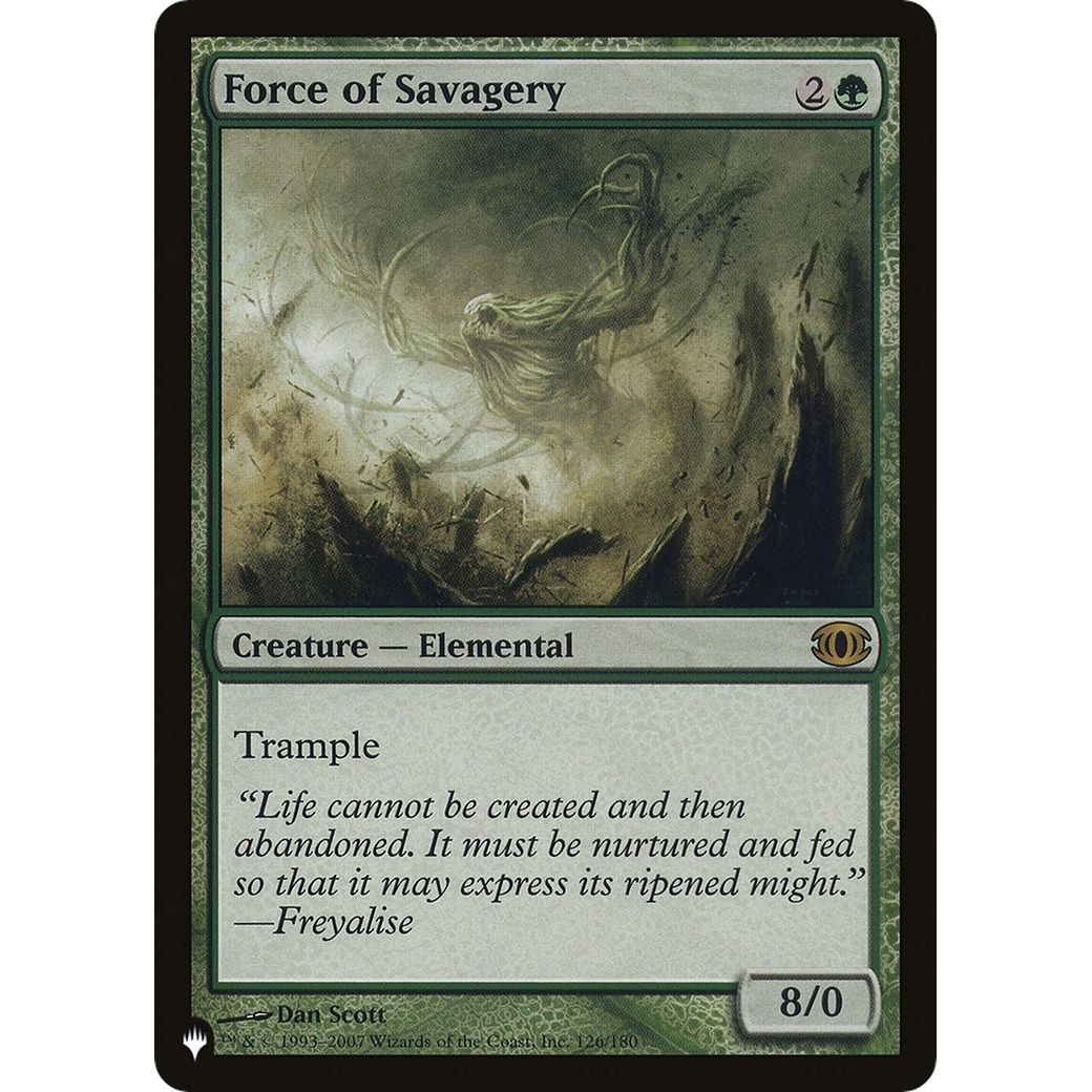Image for Force of Savagery (126/180) (LIST) - Magic: The Gathering