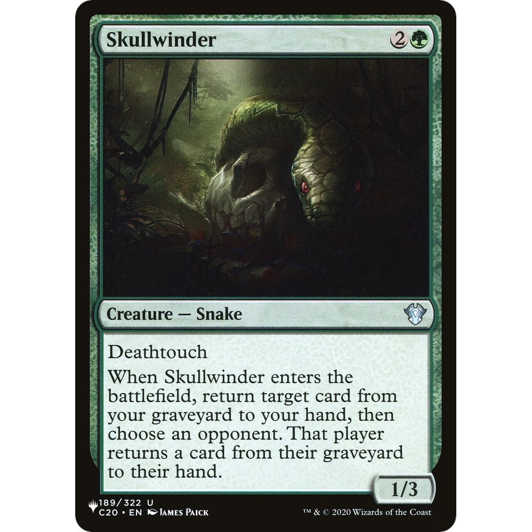 Image for Skullwinder (189/322) (LIST) - Magic: The Gathering