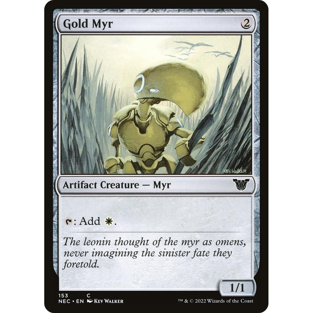 Image for Gold Myr (153) (NEC) - Magic: The Gathering