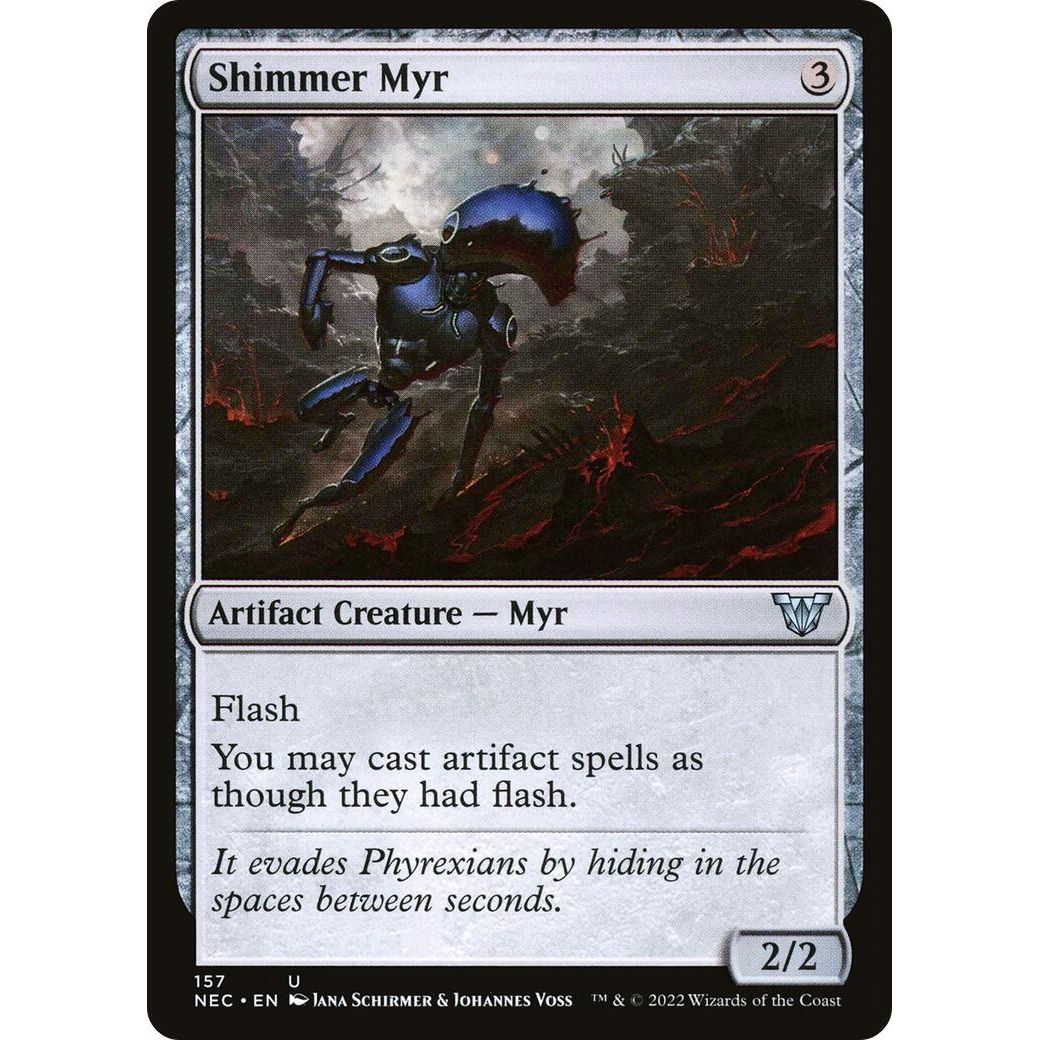 Image for Shimmer Myr (157) (NEC) - Magic: The Gathering