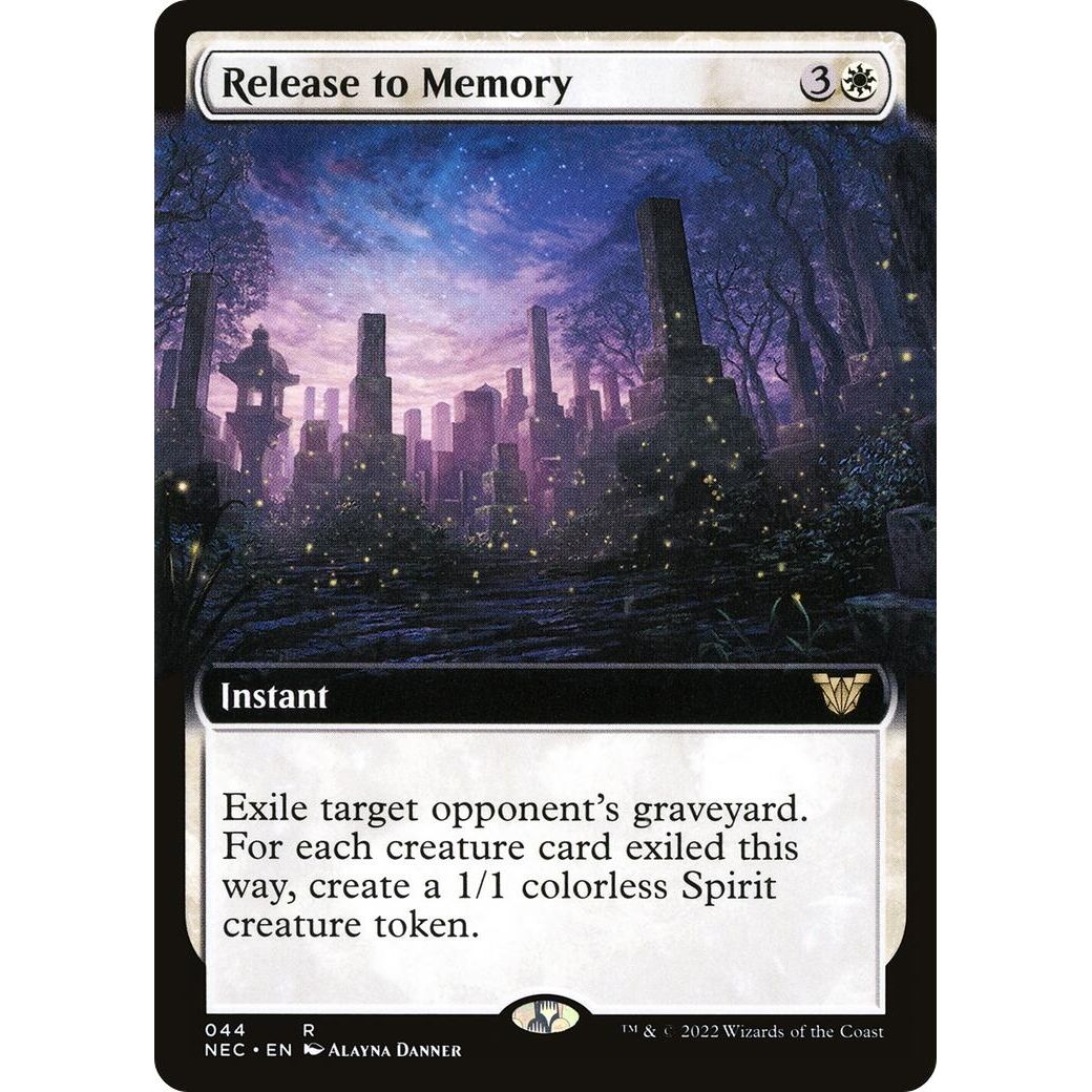 Image for Release to Memory (Extended Art) (44) (NEC) - Magic: The Gathering
