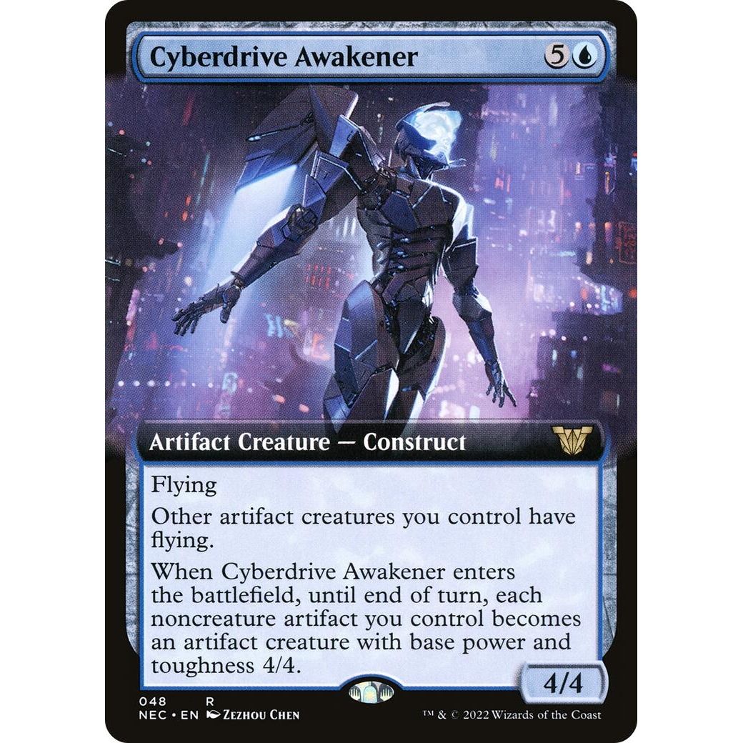 Image for Cyberdrive Awakener (Extended Art) (48) (NEC) - Magic: The Gathering