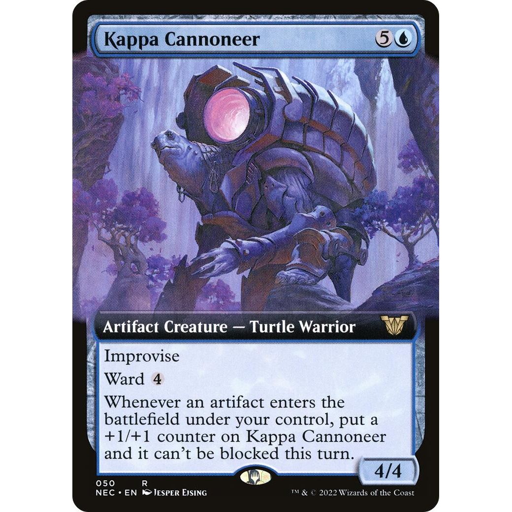 Image for Kappa Cannoneer (Extended Art) (50) (NEC) - Magic: The Gathering
