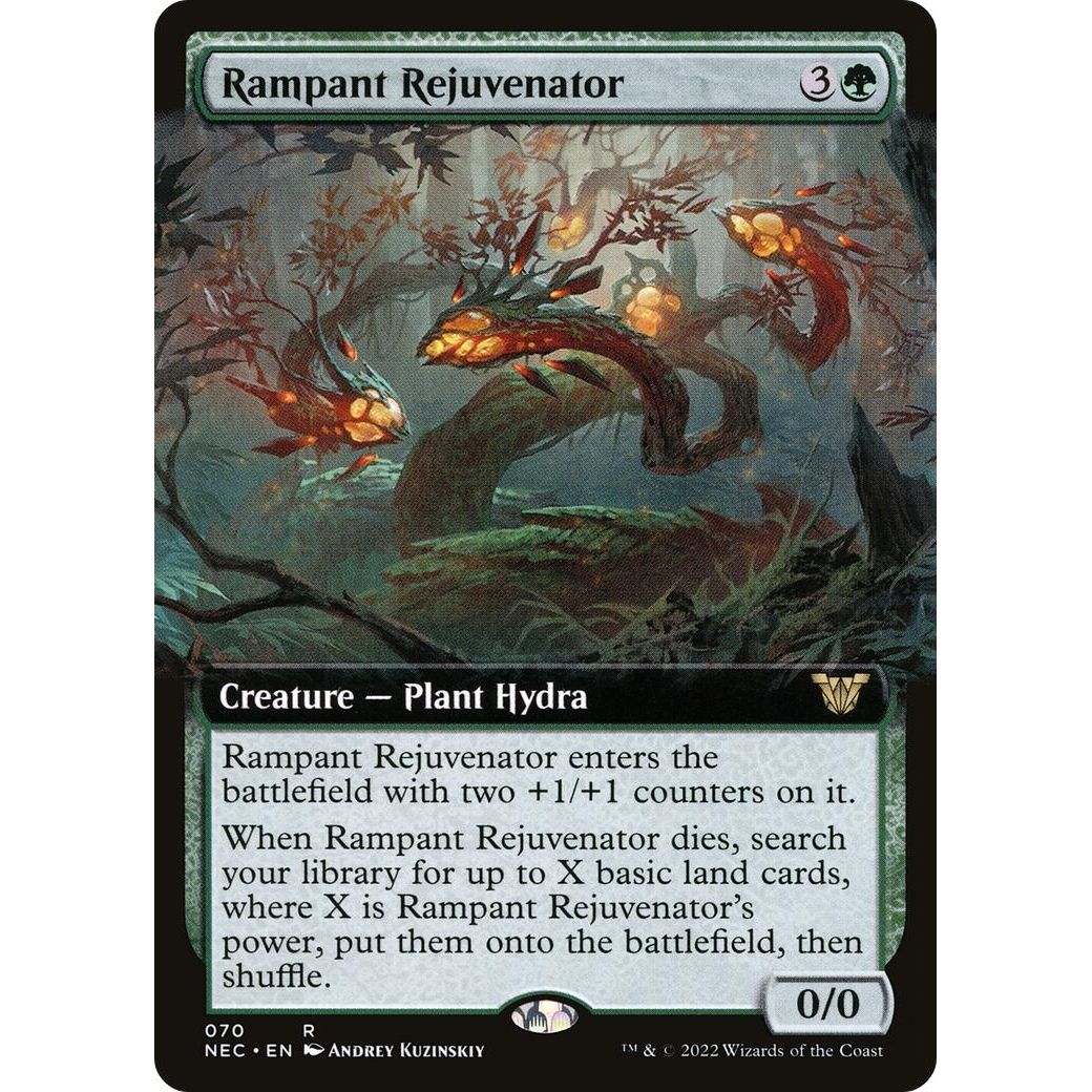 Image for Rampant Rejuvenator (Extended Art) (70) (NEC) - Magic: The Gathering
