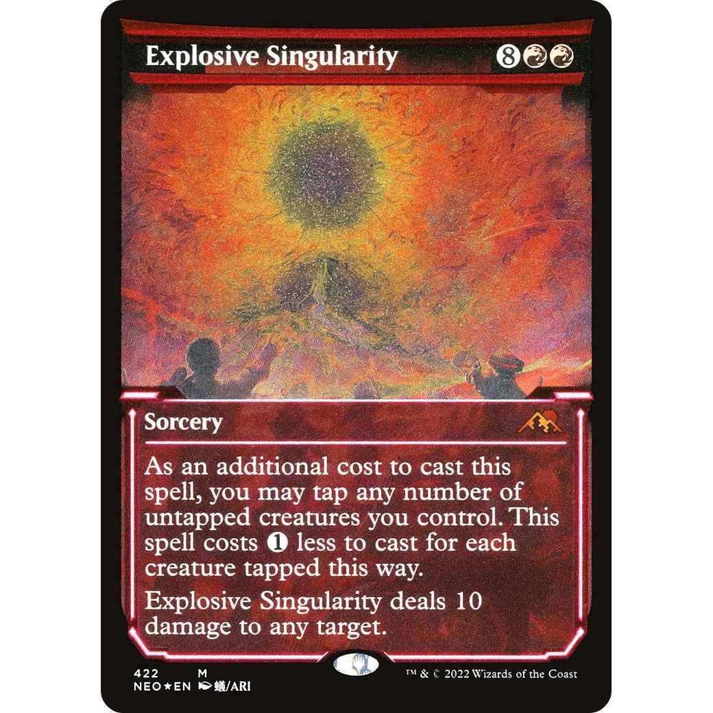 Image for Explosive Singularity (Showcase) (Foil Etched) (422) (NEO) - Magic: The Gathering