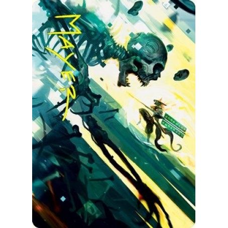 Image for Repel the Vile Art Card (Gold-Stamped Signature) (4) (ASNEO) - Magic: The Gathering