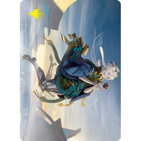Image for Moonfolk Puzzlemaker Art Card (Gold-Stamped Signature) (6) (ASNEO) - Magic: The Gathering