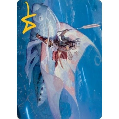 Image for Sky-Blessed Samurai Art Card (Gold-Stamped Signature) (19) (ASNEO) - Magic: The Gathering