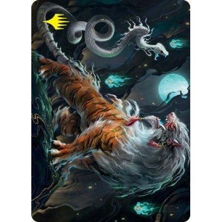 Image for Gloomshrieker Art Card (Gold-Stamped Signature) (28) (ASNEO) - Magic: The Gathering