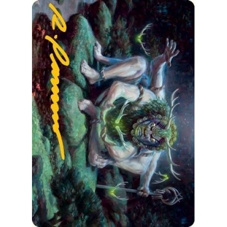 Image for Myojin of Towering Might Art Card (Gold-Stamped Signature) (34) (ASNEO) - Magic: The Gathering
