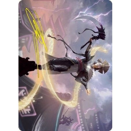Image for Naomi, Pillar of Order Art Card (Gold-Stamped Signature) (35) (ASNEO) - Magic: The Gathering