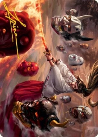 Image for Unquenchable Fury Art Card (Gold-Stamped Signature) (39) - Magic: The Gathering
