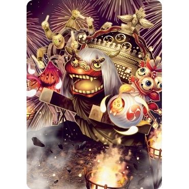 Image for March of Reckless Joy Art Card (62) (ASNEO) - Magic: The Gathering