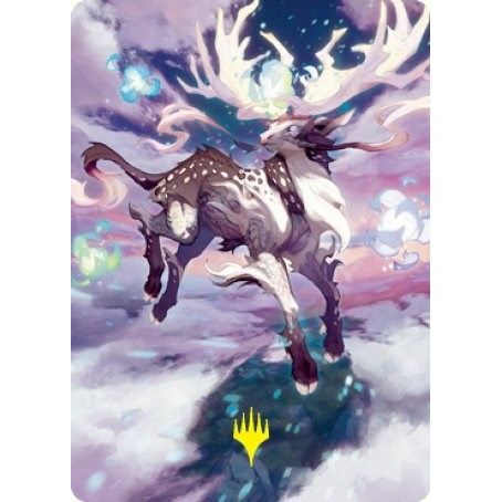 Image for Hinata, Dawn-Crowned Art Card (Gold-Stamped Signature) (68) (ASNEO) - Magic: The Gathering