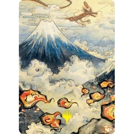 Image for Mountain (299) Art Card (Gold-Stamped Signature) (78) (ASNEO) - Magic: The Gathering