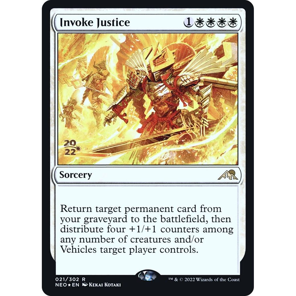 Image for Invoke Justice (21) (PRE) - Magic: The Gathering