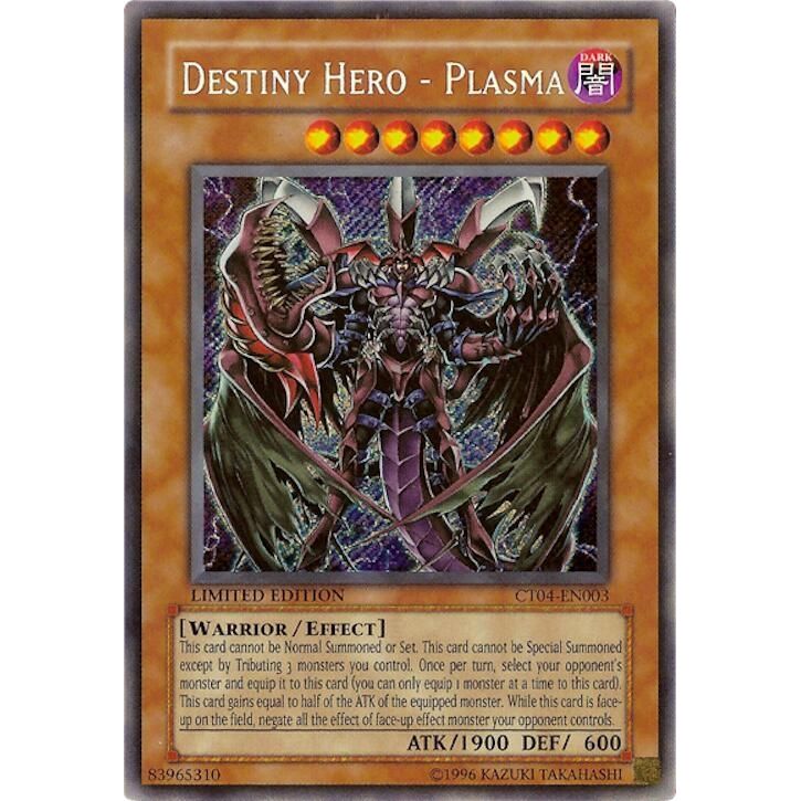Image for Destiny HERO - Plasma (CT04-EN003) (CT04) - YuGiOh