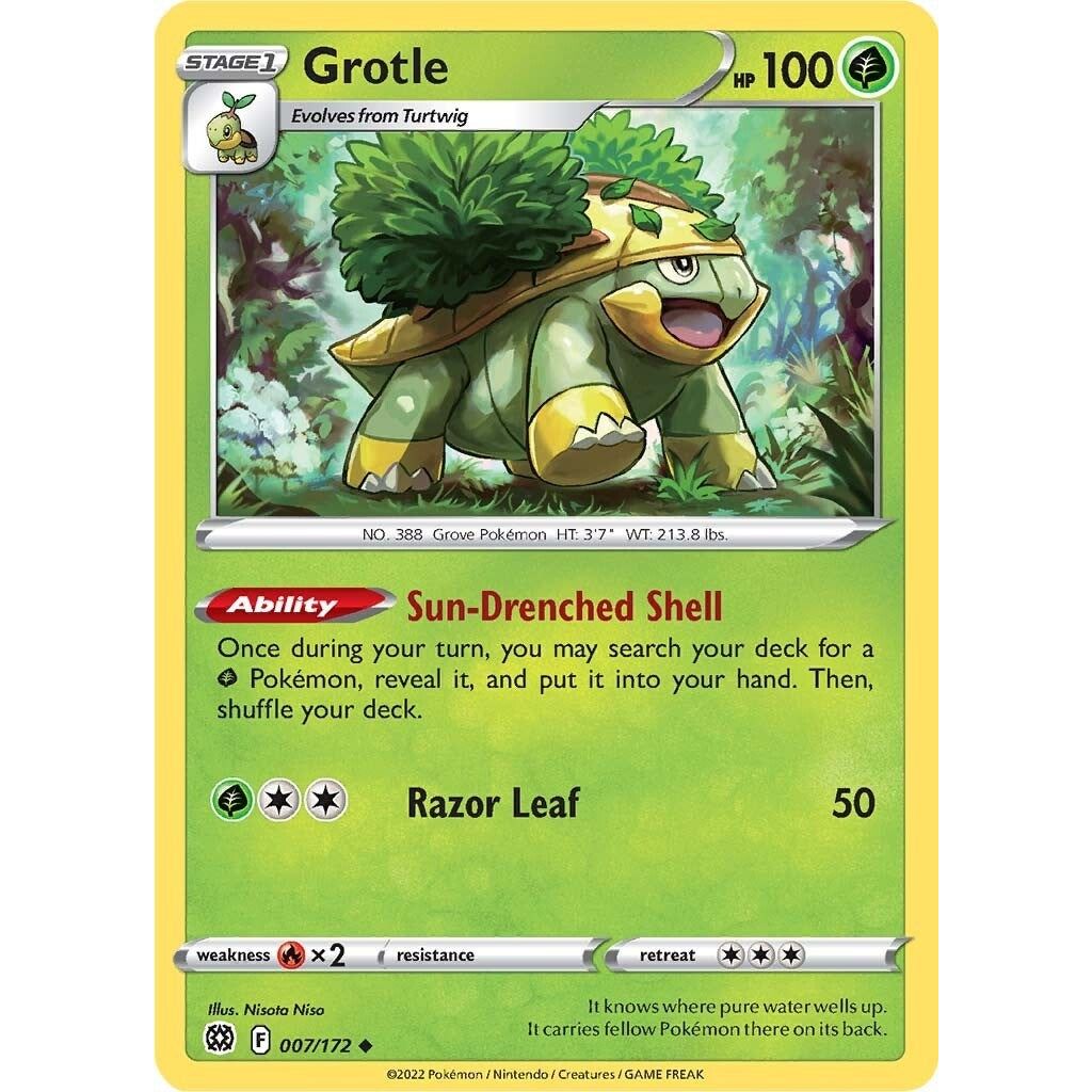Image for Grotle (007/172) (SWSH09) - Pokemon