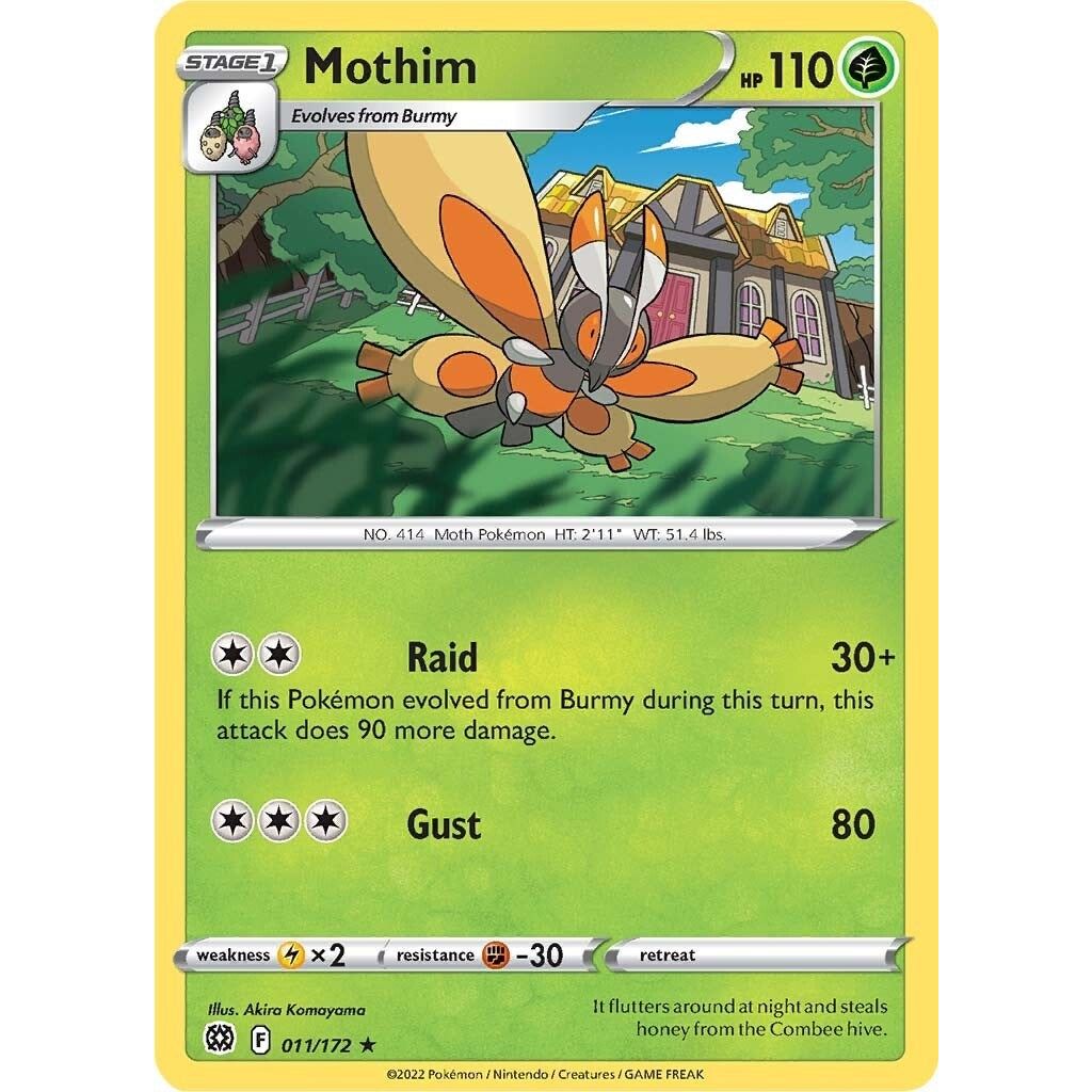 Image for Mothim (011/172) (SWSH09) - Pokemon