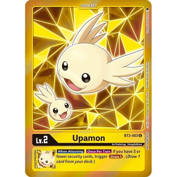 Image for Upamon - BT3-003 (Event Pack 2) (BT3-003 R) (BT01-03A) - Digimon Card Game