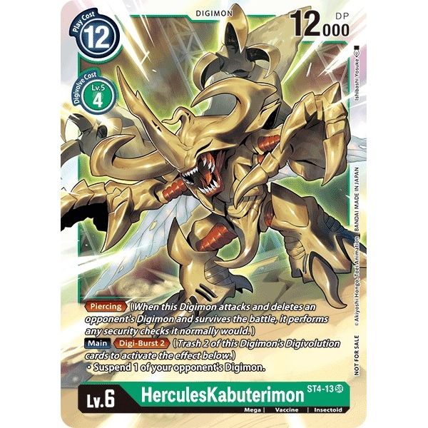 Image for HerculesKabuterimon (Event Pack 2) (ST4-13 SR) (ST-4) - Digimon Card Game