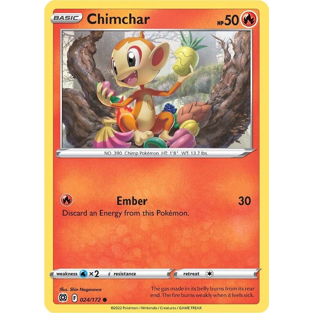 Image for Chimchar (024/172) (SWSH09) - Pokemon