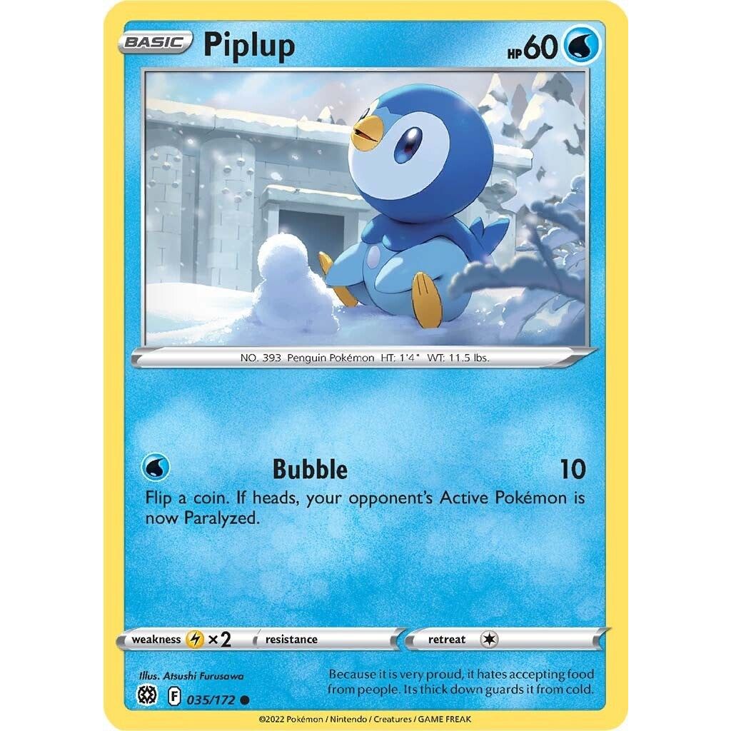 Image for Piplup (035/172) (SWSH09) - Pokemon