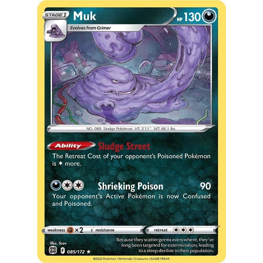 Image for Muk (085/172) (SWSH09) - Pokemon