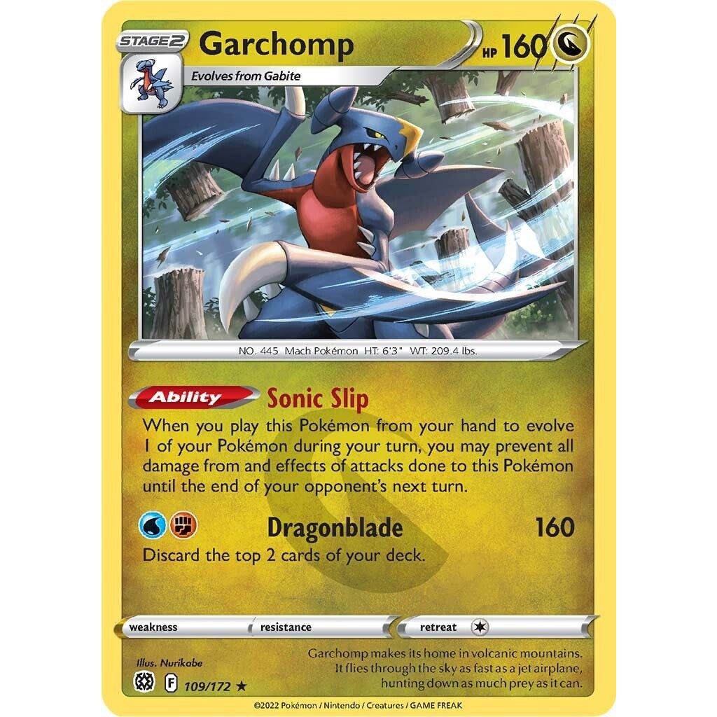 Image for Garchomp (109/172) (SWSH09) - Pokemon