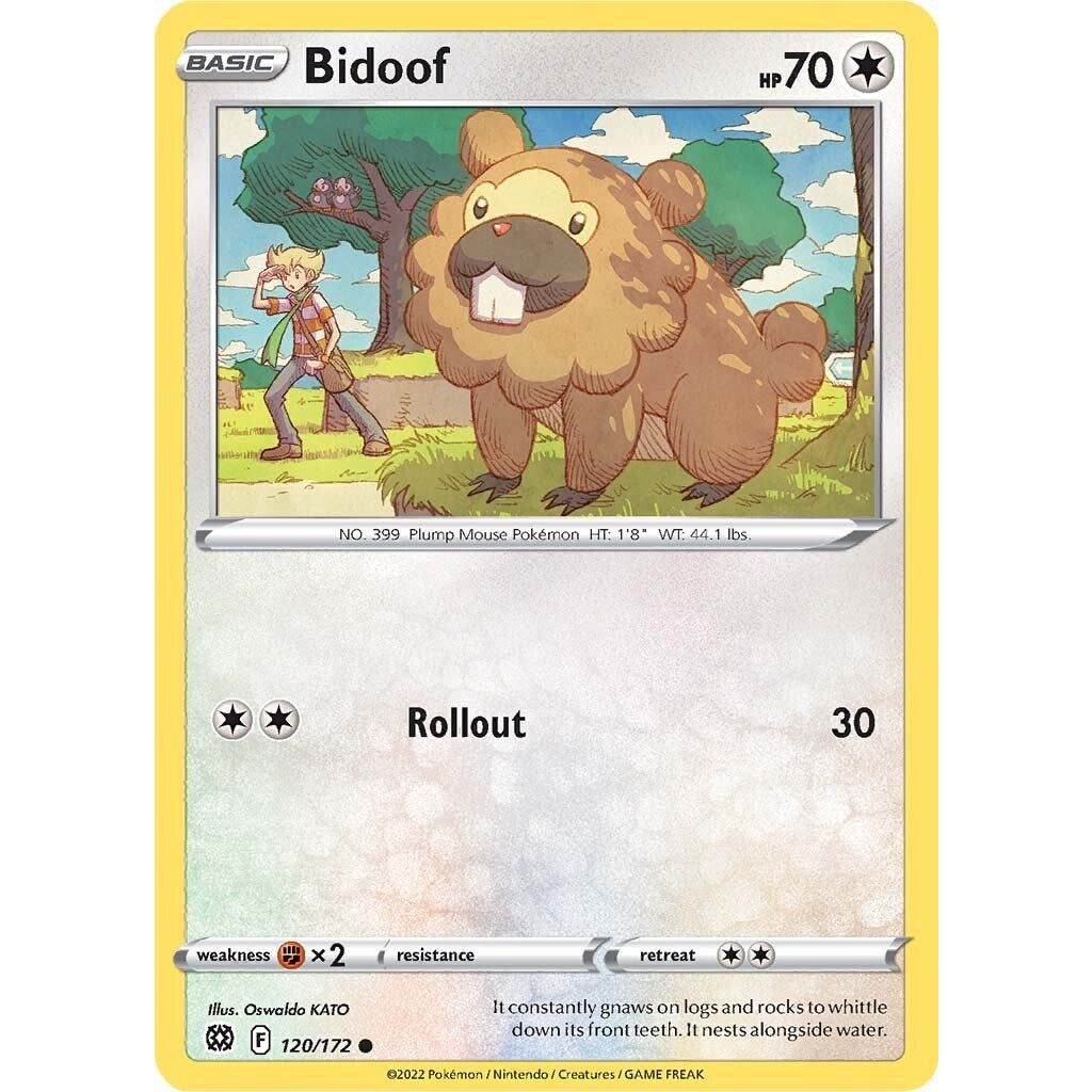 Image for Bidoof (120/172) (SWSH09) - Pokemon
