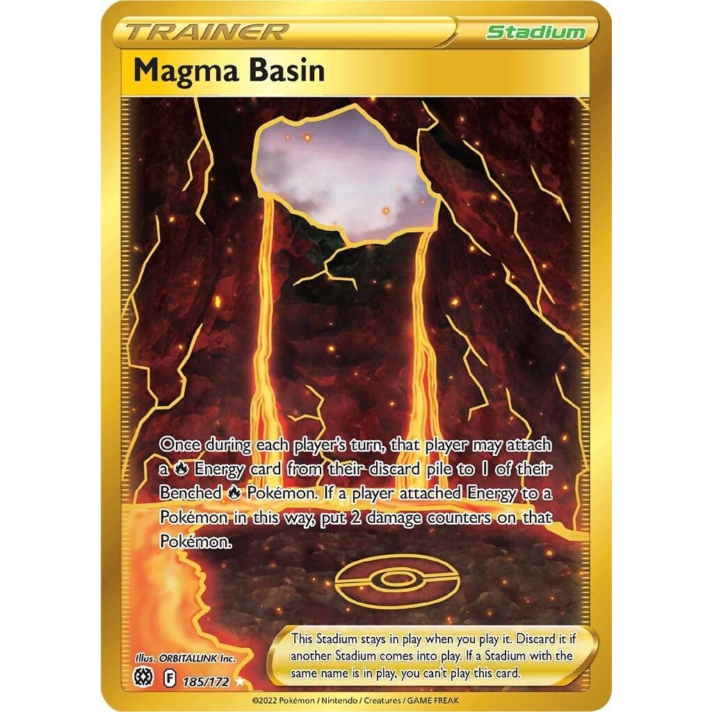 Image for Magma Basin (Secret) (185/172) (SWSH09) - Pokemon