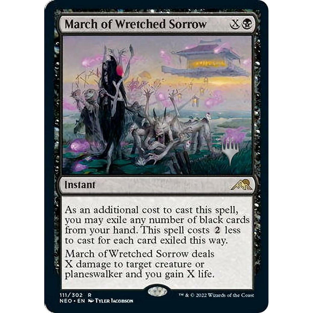 Image for March of Wretched Sorrow (111) (PPNEO) - Magic: The Gathering