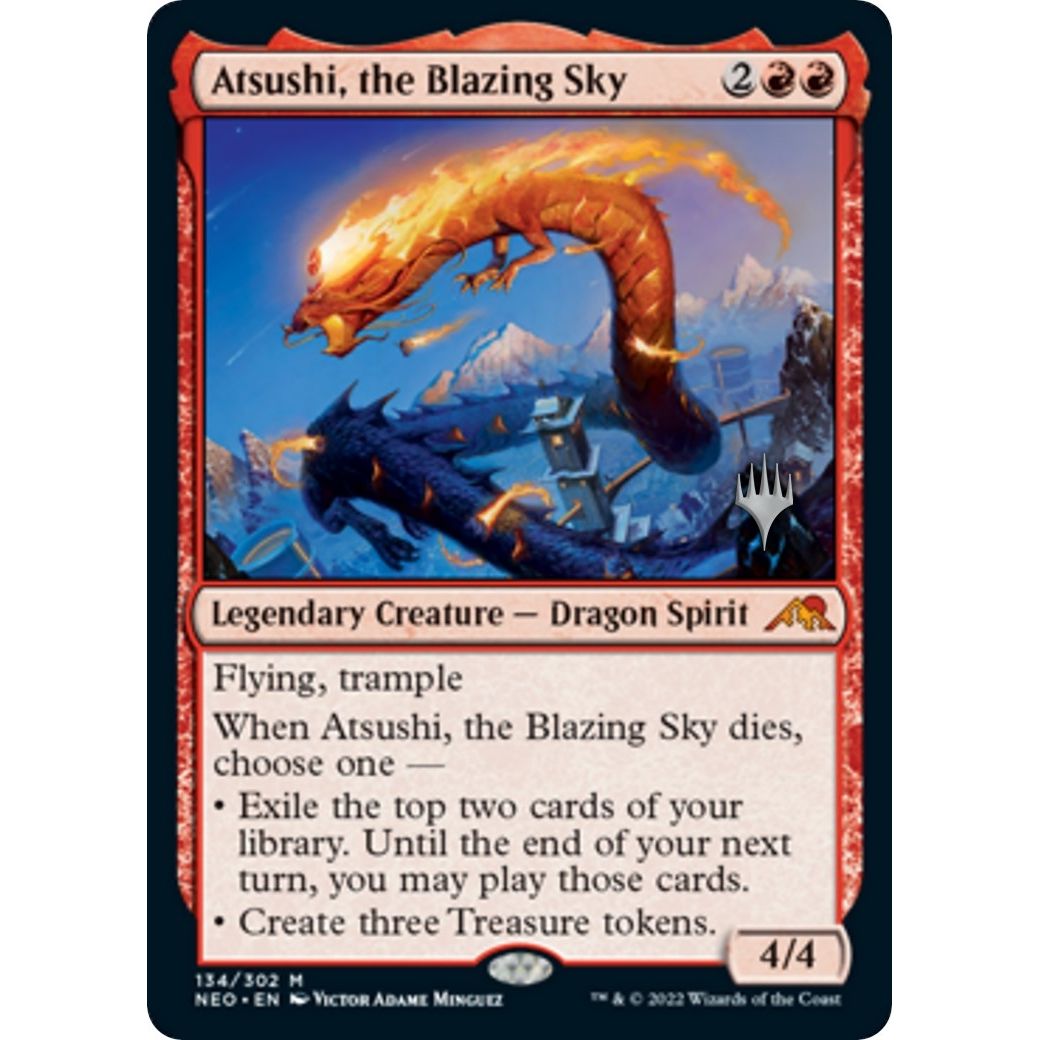 Image for Atsushi, the Blazing Sky (134) (PPNEO) - Magic: The Gathering